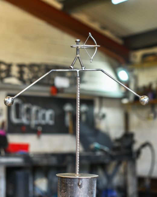 Recycled Metal Archer Sculpture Recycled Metal Archer Sculpture