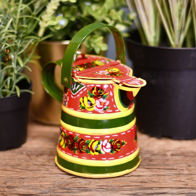 Traditional Watering Can Finished in Red Traditional Watering Can Finished in Red