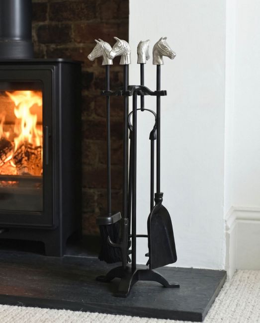 "Sawston Stables" Fireside Companion Set