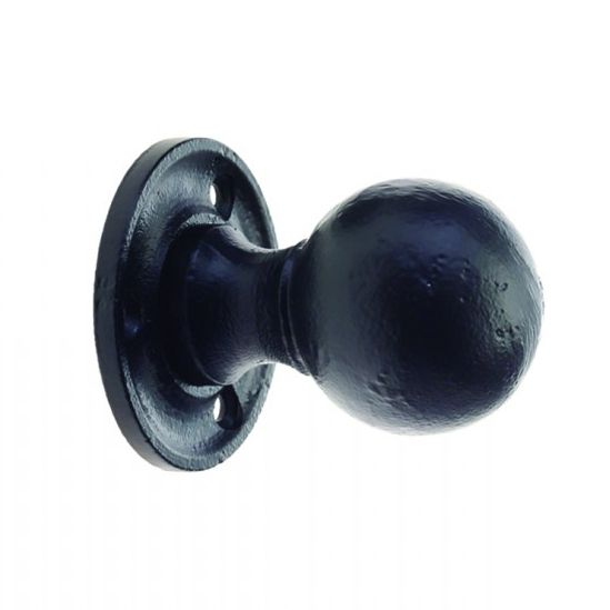Round Black Iron Door Knob Round Black Iron Door Knob