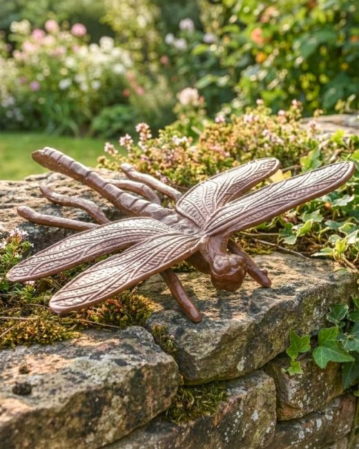 Rustic "Prehistoric" Dragonfly Garden Sculpture Digital Illustration Rustic "Prehistoric" Dragonfly Garden Sculpture Digital Illustration