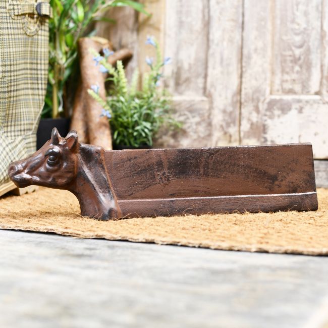 Rustic Cow Boot Scraper Rustic Cow Boot Scraper