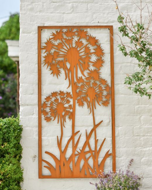 Rustic Dandelion Garden Wall Art Rustic Dandelion Garden Wall Art