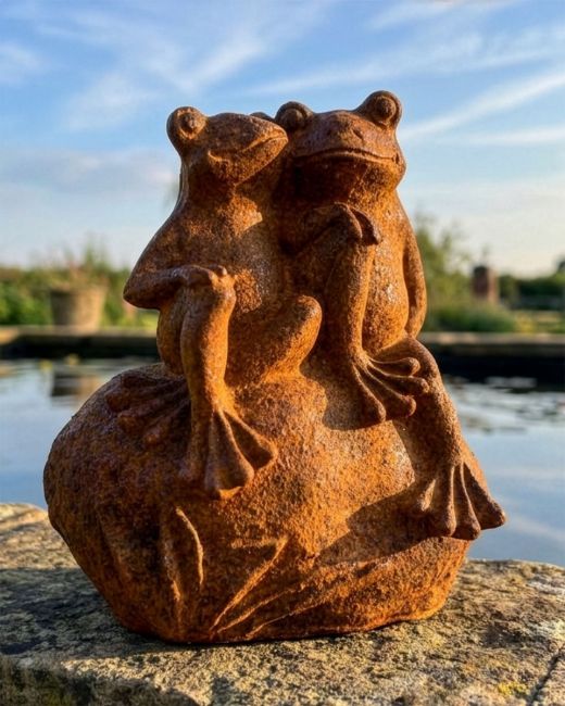 Rustic Finish "Two Princes" Garden Statue Digital Illustration Rustic Finish "Two Princes" Garden Statue Digital Illustration