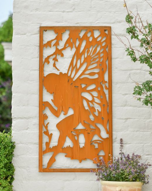 Rustic Magical Fairy Garden Wall Art Rustic Magical Fairy Garden Wall Art