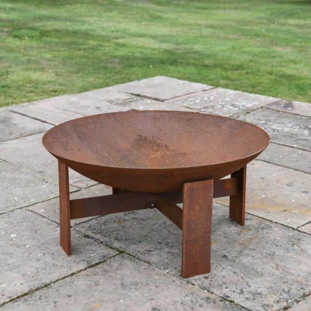 Rustic "Crimson Night" Fire Pit 