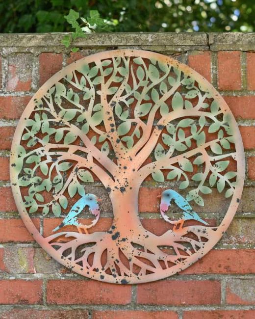 Rustic Oak Tree Garden Wall Art Rustic Oak Tree Garden Wall Art