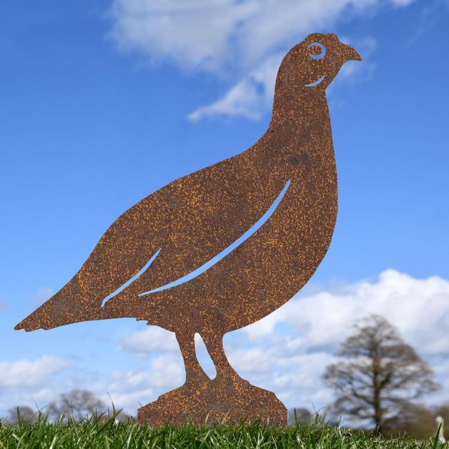 Rustic Red Grouse Silhouette in Situ Rustic Red Grouse Silhouette in Situ