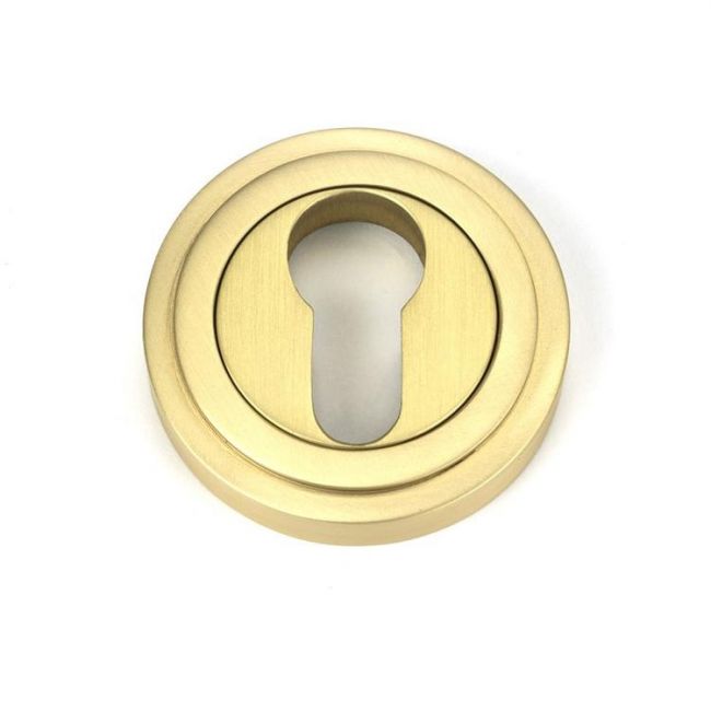 Diamond Bathroom Thumb Lock in a Beeswax Finish Diamond Bathroom Thumb Lock in a Beeswax Finish