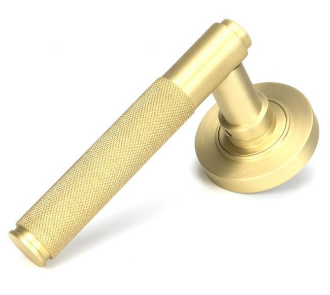 Diamond Bathroom Thumb Lock in a Beeswax Finish Diamond Bathroom Thumb Lock in a Beeswax Finish