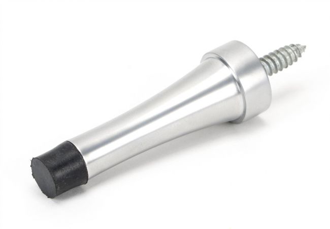 Satin Chrome Projection Door Stop & Fixing Satin Chrome Projection Door Stop & Fixing