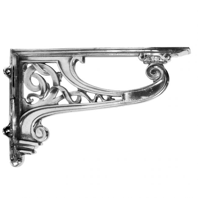 Chrome finish wall bracket celtic design Chrome finish wall bracket celtic design