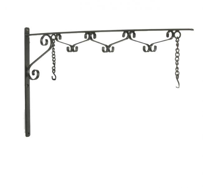 Scroll Effect Hanging House Sign Bracket