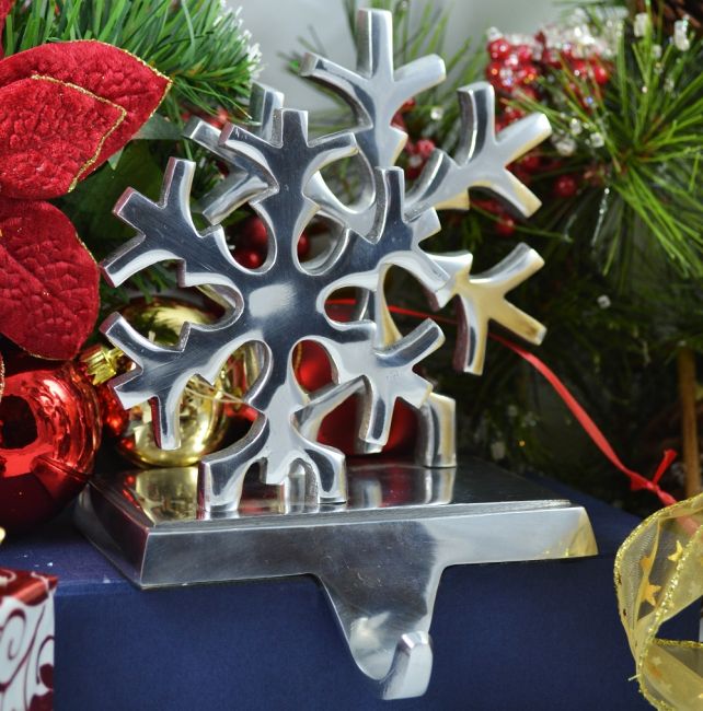 Snowflake Stocking Holder Snowflake Stocking Holder
