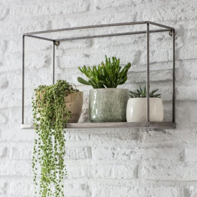 Modern Steel Boxed Wall Shelf Modern Steel Boxed Wall Shelf