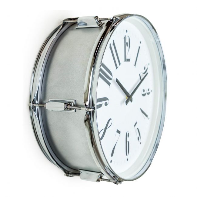 View of the Silver Snare Drum Design From the Side View of the Silver Snare Drum Design From the Side