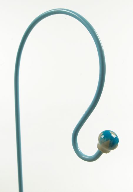 Lantern Support - Sky Blue Shepherds Crook Lantern Support - Sky Blue Shepherds Crook