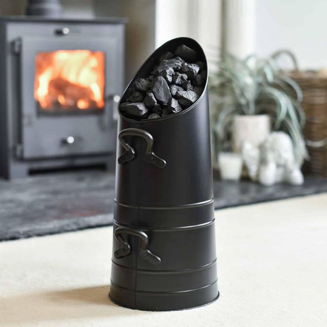 Sleek Black Coal Hod Sleek Black Coal Hod