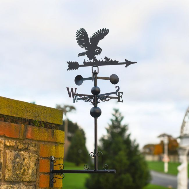 Slim Steel Farmyard Rooster Weathervane Slim Steel Farmyard Rooster Weathervane