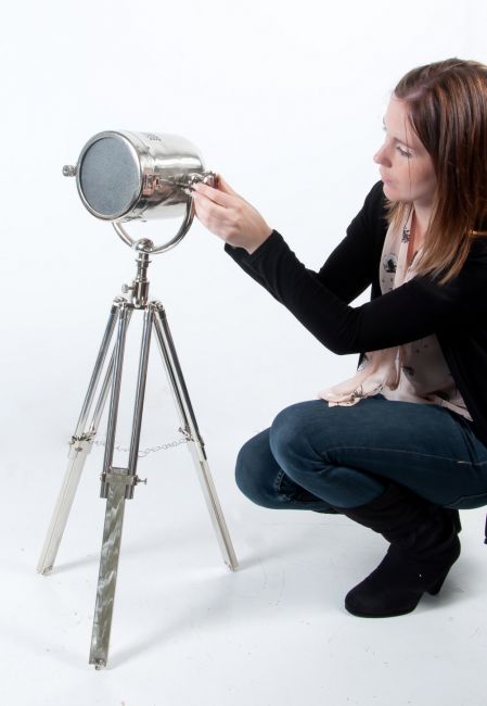 Small aluminium free standing spot light Small aluminium free standing spot light