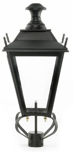 Medium Black Dorchester Lantern Lantern Top