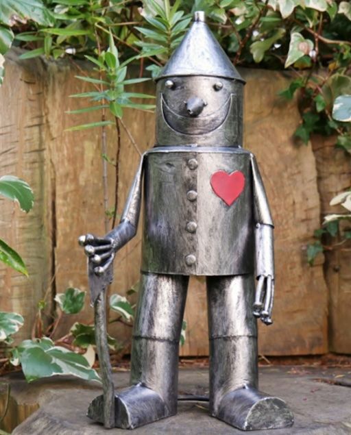 Small Tin Man Garden Sculpture Small Tin Man Garden Sculpture