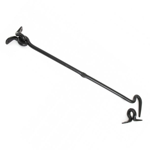 "Sorrento" Forged Cabin Hook Finished in Black "Sorrento" Forged Cabin Hook Finished in Black