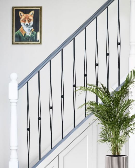 Split Stair Spindles on Stairs