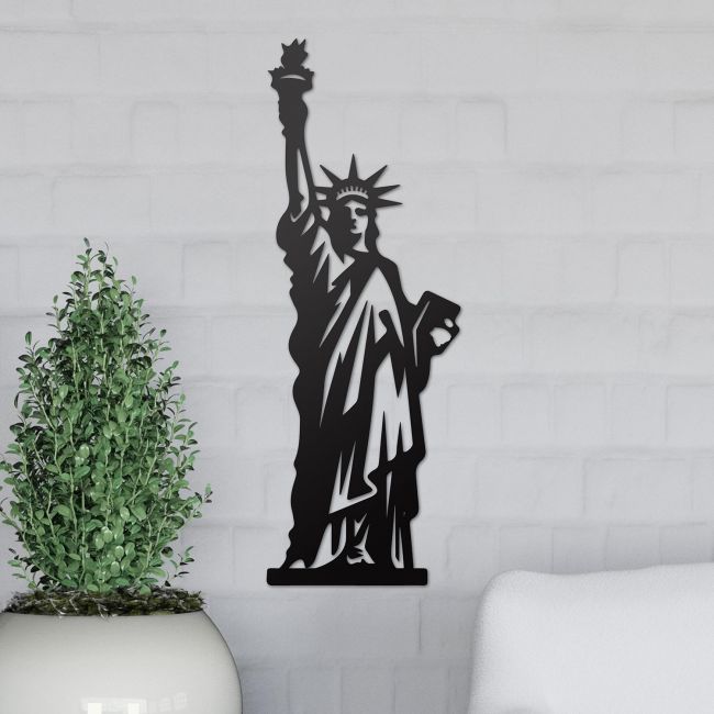 Statue of Liberty Wall Art Created Out of Steel