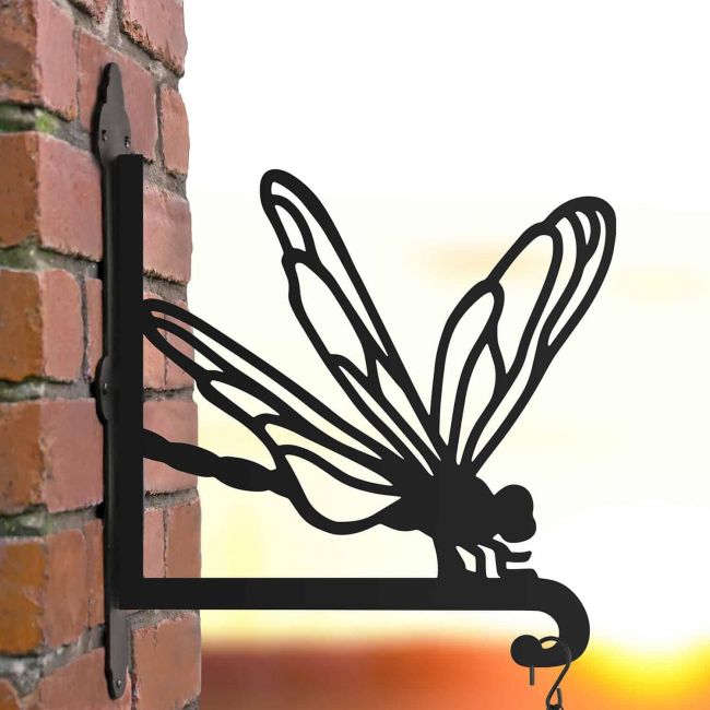 Steel Dragonfly Hanging Basket Bracket Steel Dragonfly Hanging Basket Bracket