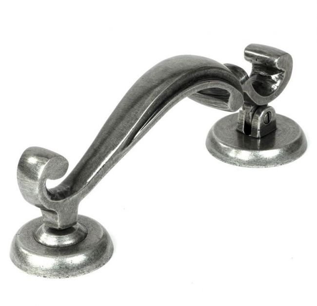 Steel Pewter Doctor"s Style Door Knocker - 196mm x 69mm Steel Pewter Doctor"s Style Door Knocker - 196mm x 69mm