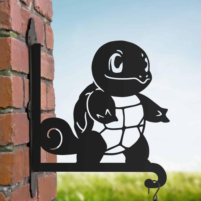 Steel Unevolved Water Reptile Character Hanging Basket Bracket Steel Unevolved Water Reptile Character Hanging Basket Bracket