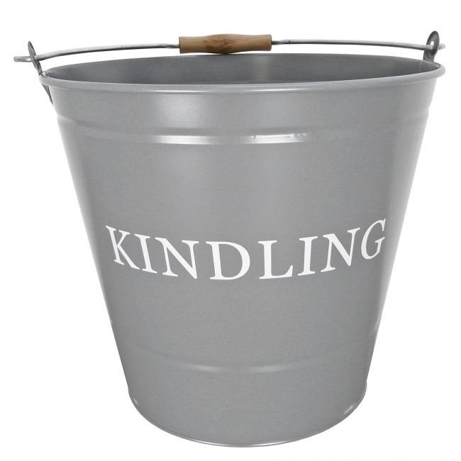 Modern Simplistic Kindling Bucket with Handle Modern Simplistic Kindling Bucket with Handle