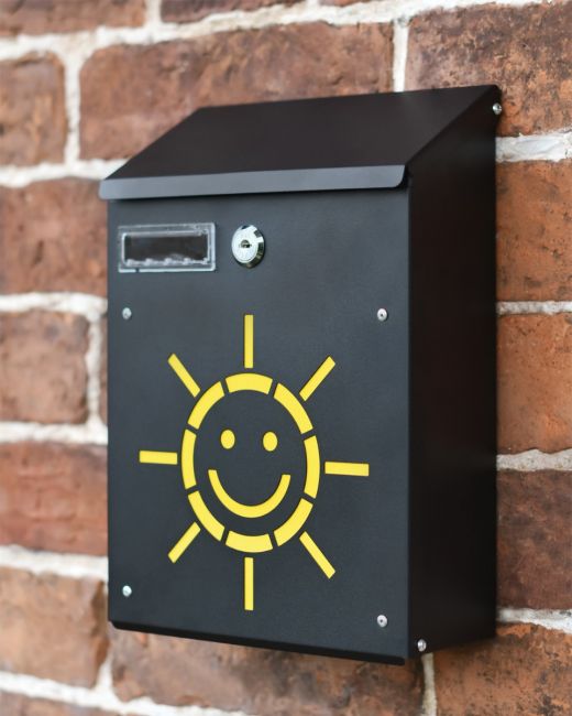Wall Mounted Lockable "Sunny Smile" Post Box Wall Mounted Lockable "Sunny Smile" Post Box