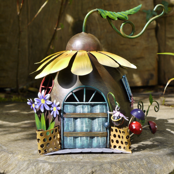 Sunflower Fairy Flower House Ornament Sunflower Fairy Flower House Ornament