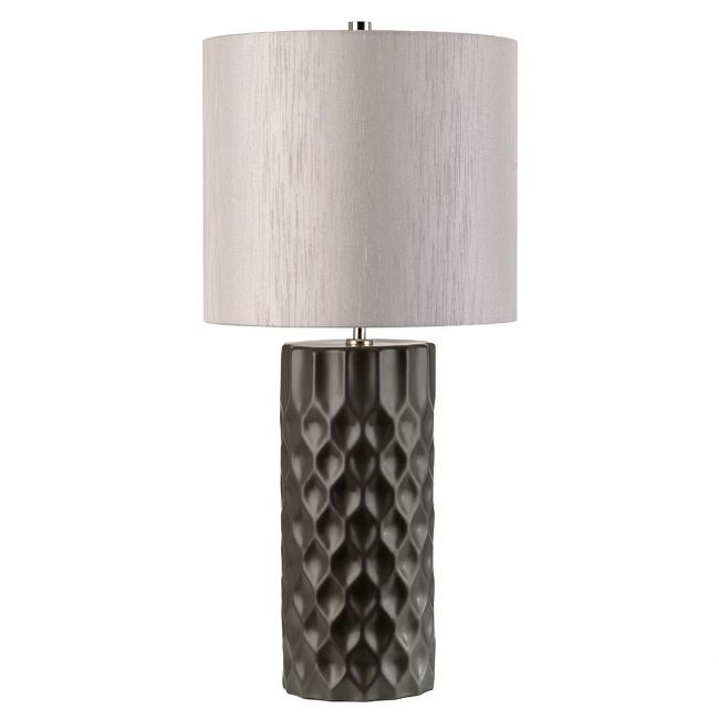 Retro Style Graphite & Silver Table Lamp Retro Style Graphite & Silver Table Lamp