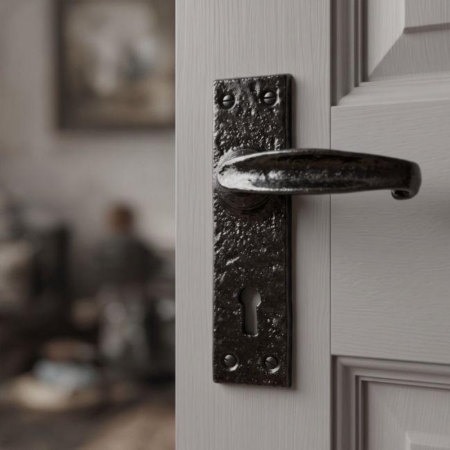 "Acerno" Cast Iron Lever Handle