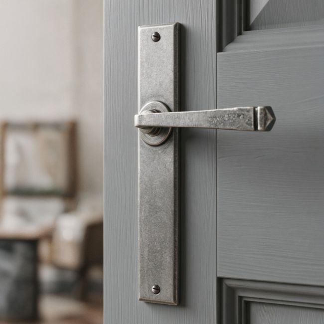 Large Lever Handle Finished I An Antique Pewter