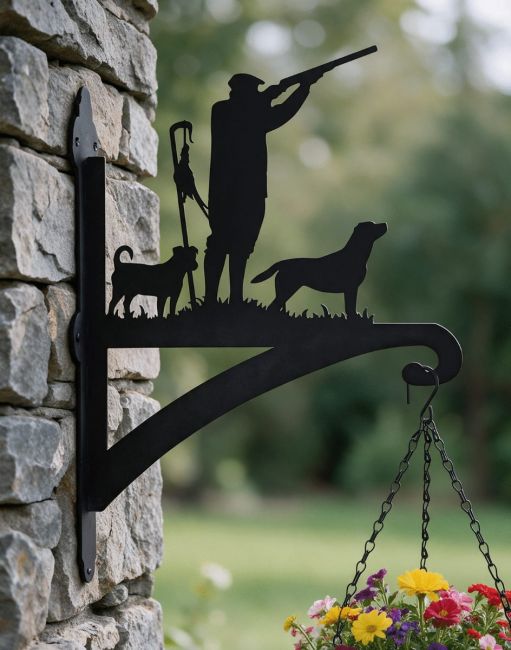 "Game Season" Jack Russel & Labrador Basket Bracket 