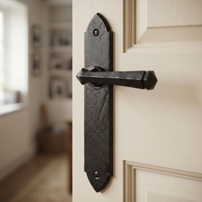 "Orelia" Square Cast Iron Lever Handle