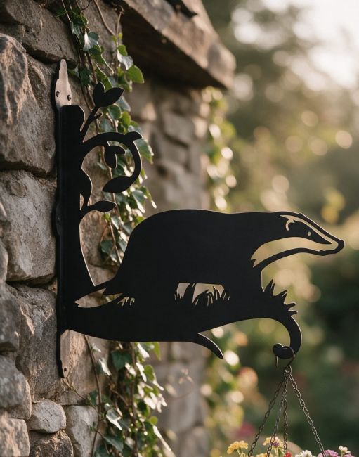 Steel Badger Hanging Basket Bracket
