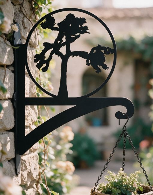 Steel Joshua Tree Hanging Basket Bracket