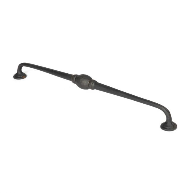 13.5" Hand-Hammered D Pull Handle - Beeswax