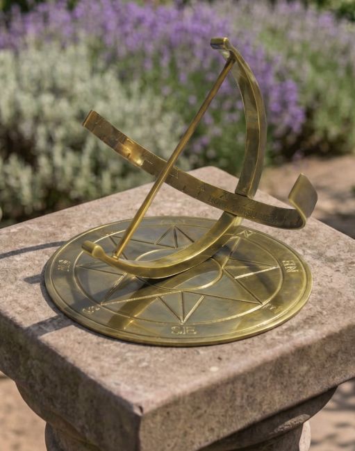 "Zenith" Armillary in a Antique Brass Finish