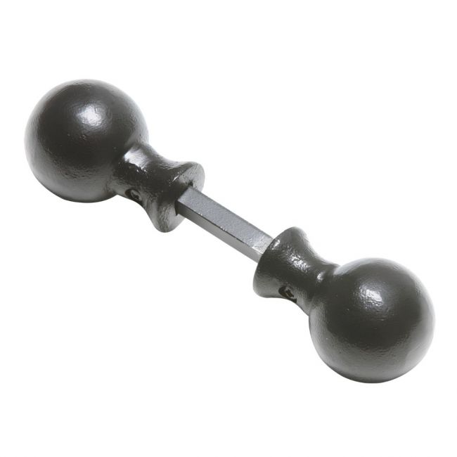 "Bulmhill Court" Black Iron Door Knob - Mortice Lock