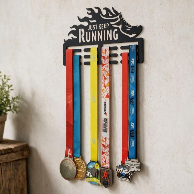 Just Keep Running Sports Medal Hangers Just Keep Running Sports Medal Hangers