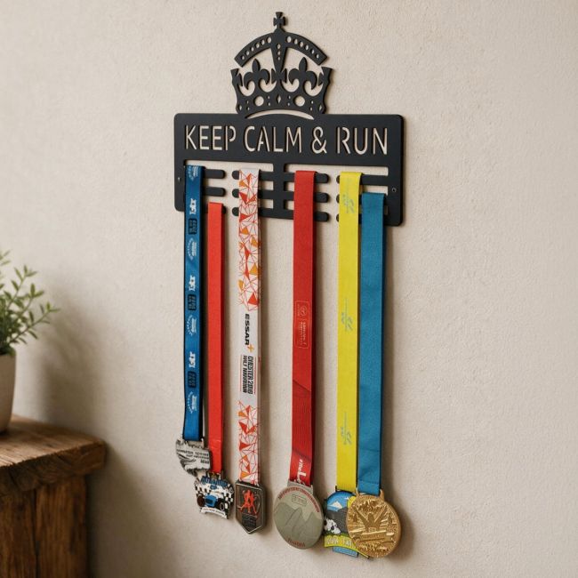 Keep Calm and Run Sports Medal Hangers Keep Calm and Run Sports Medal Hangers
