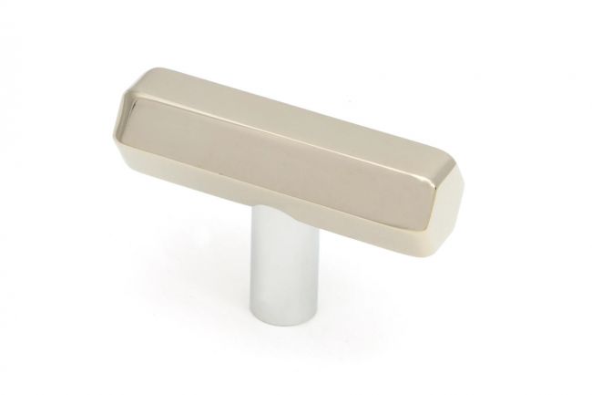 "Lexington" Hex T-Bar Cabinet Handle – Polished Nickel