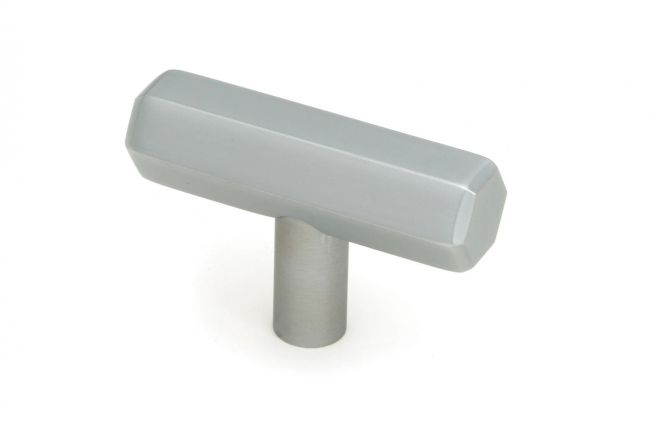 "Lexington" Hex T-Bar Cabinet Handle – Satin Chrome