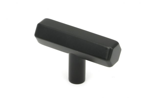 "Lexington" Hex T-Bar Cabinet Handle – Matt Black